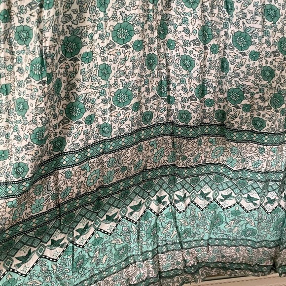 Spell Kombi Folk Dress in Sage - Picture 12 of 16